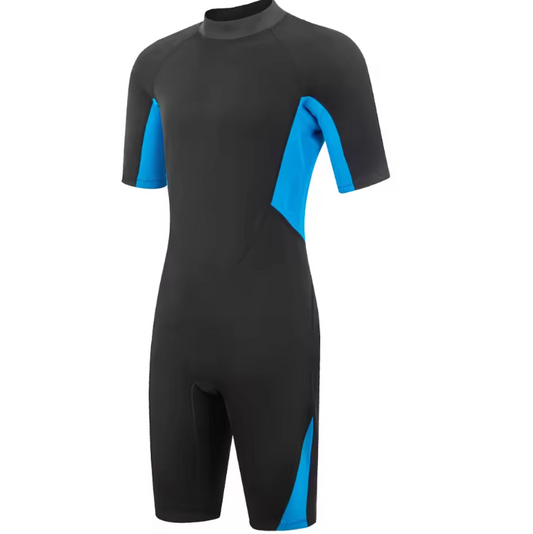 Heren Shorty Wetsuit 3 mm – Neopreen Zwempak met Rits, Flexibel en Comfortabel