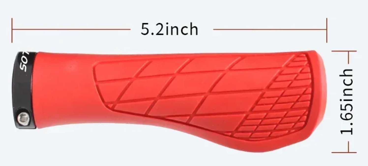 Ergonomische MTB Handvatten – Antislip Rubber Fietshandgrepen met Lock-On Systeem