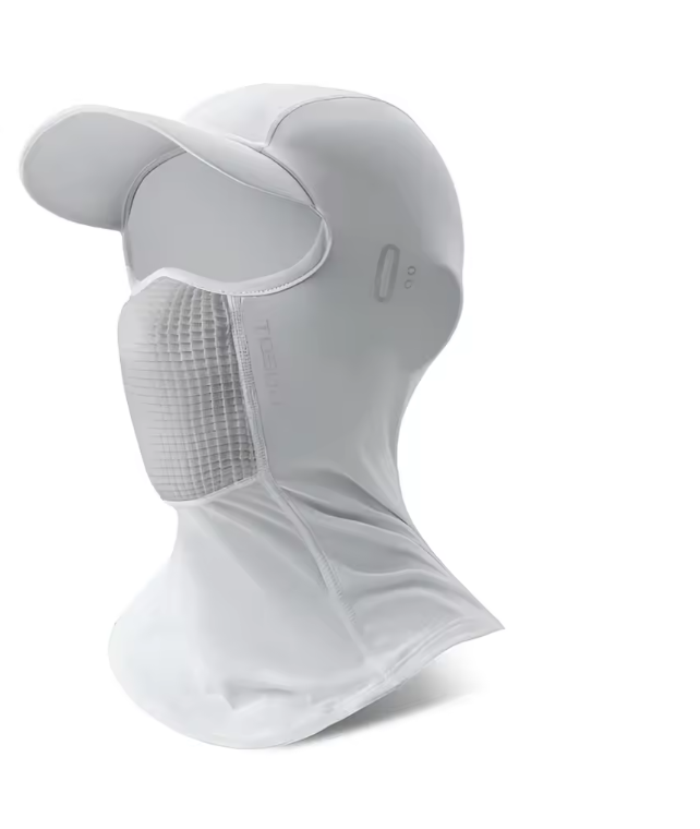 Zomer UV-Beschermend Gezichtsmasker van Ice Silk – Ademend, Sneldrogend en Geschikt voor Brilgebruik