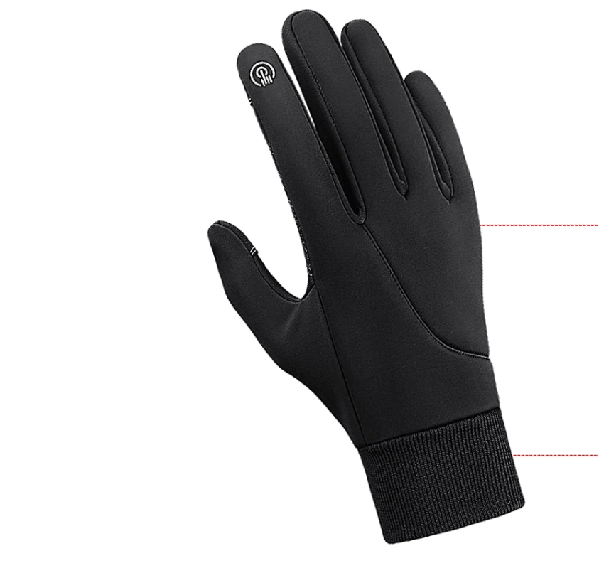 Winter Fietshandschoenen – Waterdicht en Touchscreen met Anti-Slip Grip