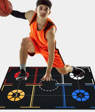 Basketbal Trainingsmat – Anti-Slip en Geluidsdempend voor Indoor Dribbeltraining