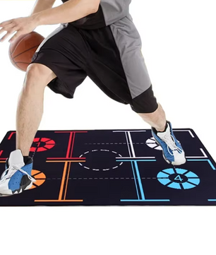 Basketbal Trainingsmat – Anti-Slip en Geluidsdempend voor Indoor Dribbeltraining