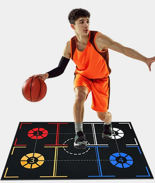 Basketbal Trainingsmat – Anti-Slip en Geluidsdempend voor Indoor Dribbeltraining