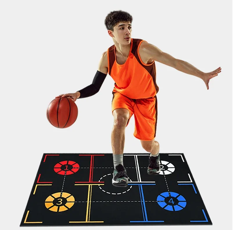 Basketbal Trainingsmat – Anti-Slip en Geluidsdempend voor Indoor Dribbeltraining