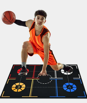 Basketbal Trainingsmat – Anti-Slip en Geluidsdempend voor Indoor Dribbeltraining