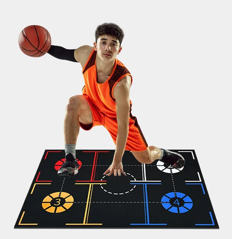 Basketbal Trainingsmat – Anti-Slip en Geluidsdempend voor Indoor Dribbeltraining