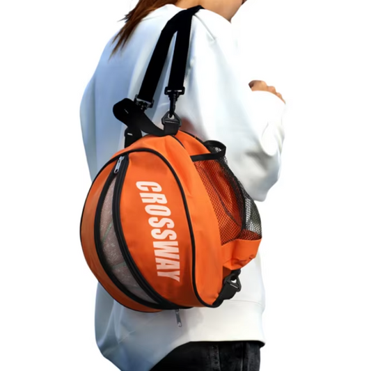 Basketbal Tas met Schouderband – Sporttas met Mesh Vakken voor Ballen