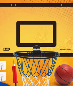 Kinder Basketbal Set voor Binnen – Muur Basket met Beugel Zonder Boren