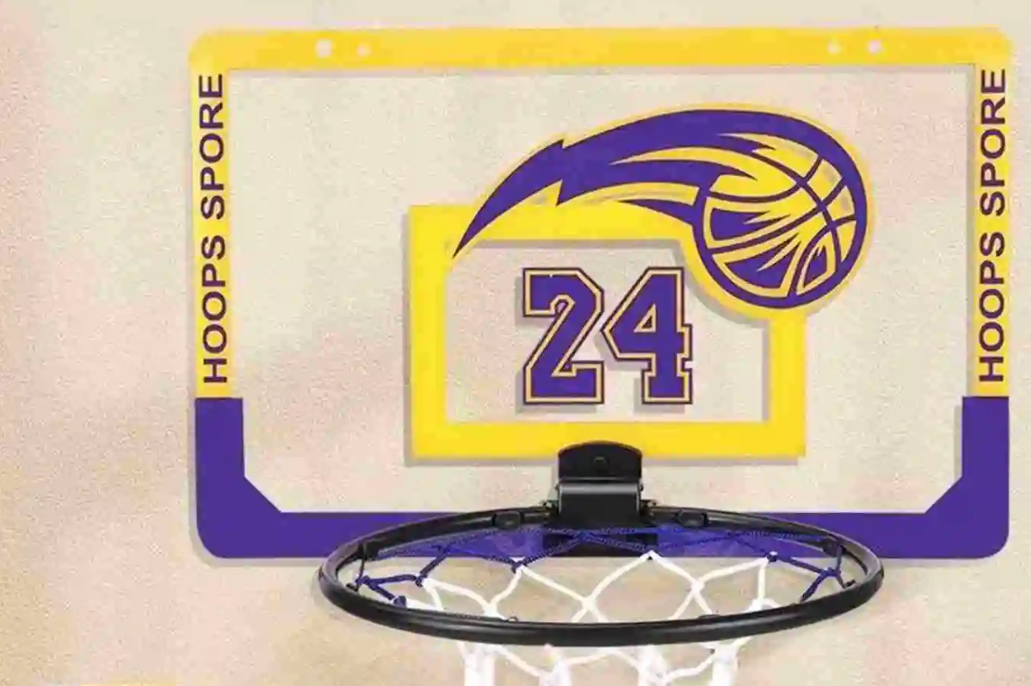 Kinder Basketbal Set voor Binnen – Muur Basket met Beugel Zonder Boren