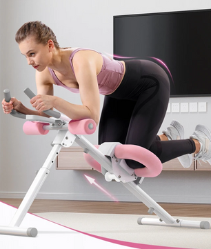 Ab Trainer Machine – Verstelbare Buikspiertrainer met LCD Display & Opvouwbaar Design
