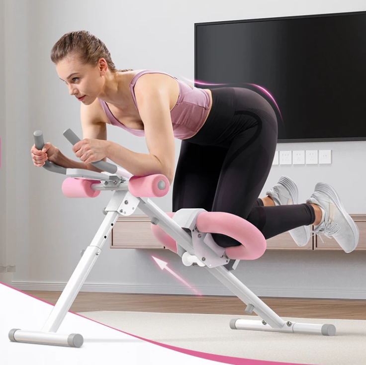 Ab Trainer Machine – Verstelbare Buikspiertrainer met LCD Display & Opvouwbaar Design