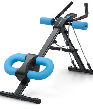 Ab Trainer Machine – Verstelbare Buikspiertrainer met LCD Display & Opvouwbaar Design