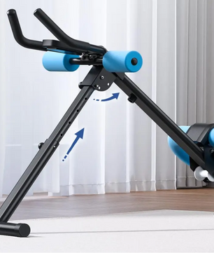 Ab Trainer Machine – Verstelbare Buikspiertrainer met LCD Display & Opvouwbaar Design