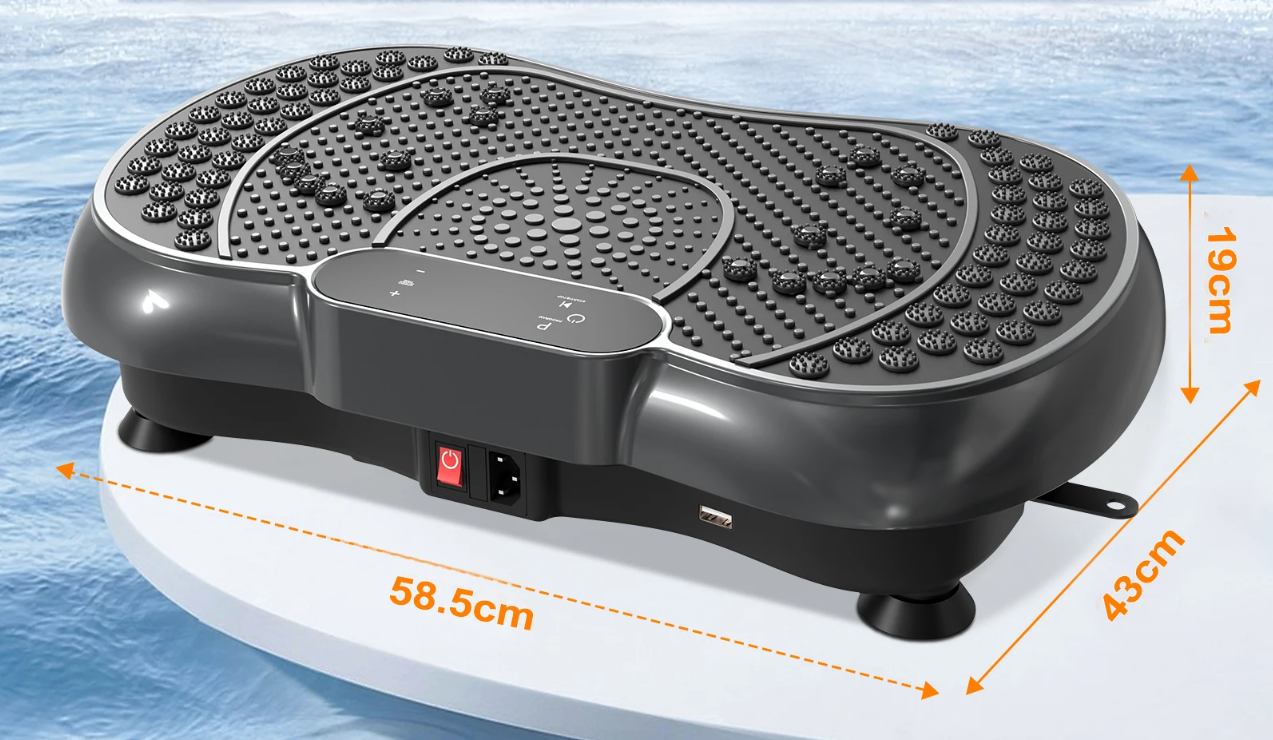 Trilplaat Fitness – 99 Niveaus Vibratie Trainer voor Thuis