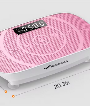 Vibratieplaat Fitness – Full Body Training met Weerstandsbanden & LED Display