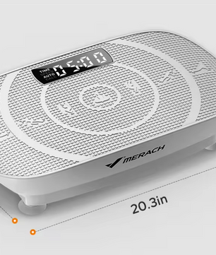 Vibratieplaat Fitness – Full Body Training met Weerstandsbanden & LED Display