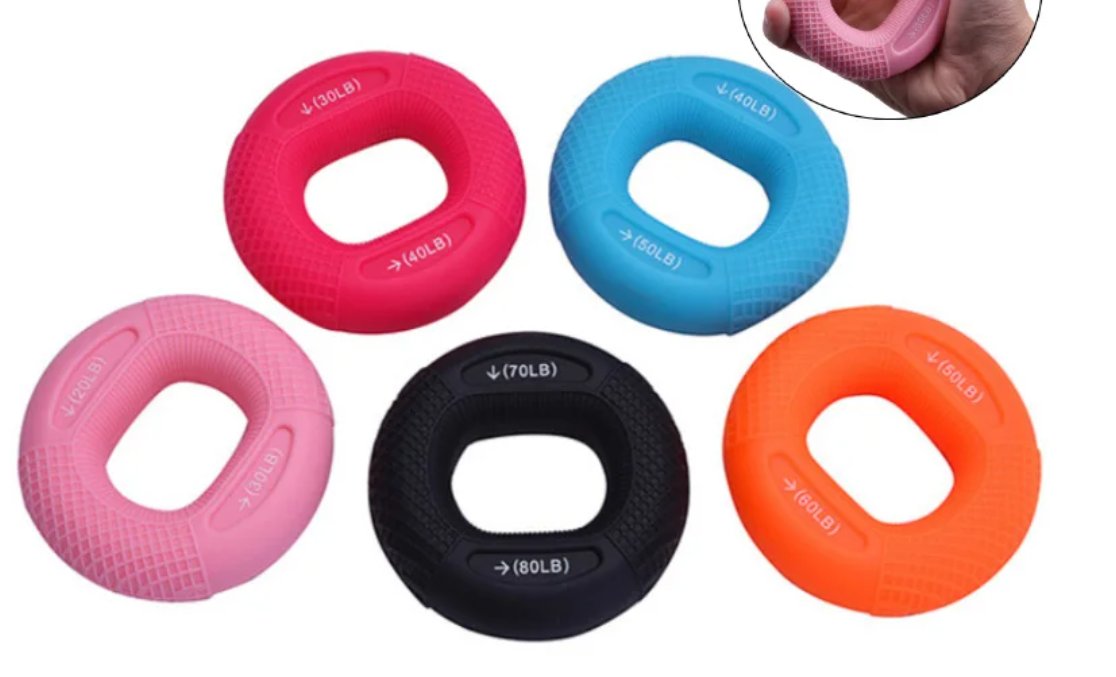 Silicone Grip Trainer – Vinger- en Handkracht Trainer voor Revalidatie en Fitness