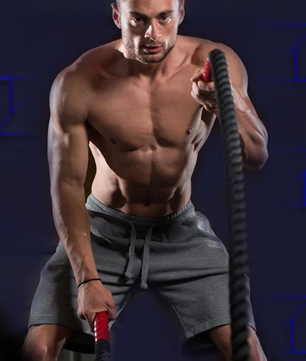 Battle Rope 9 m – Fitness Touw 38 mm voor Crossfit en Krachttraining