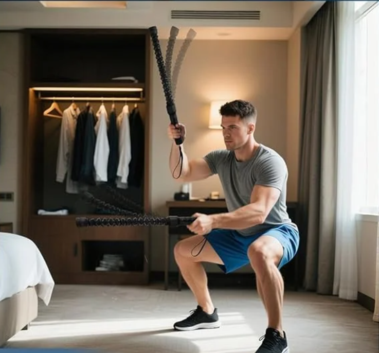 Ropeless Battle Rope – Draadloze Fitness Rope met Gewicht voor Cardio en Krachttraining