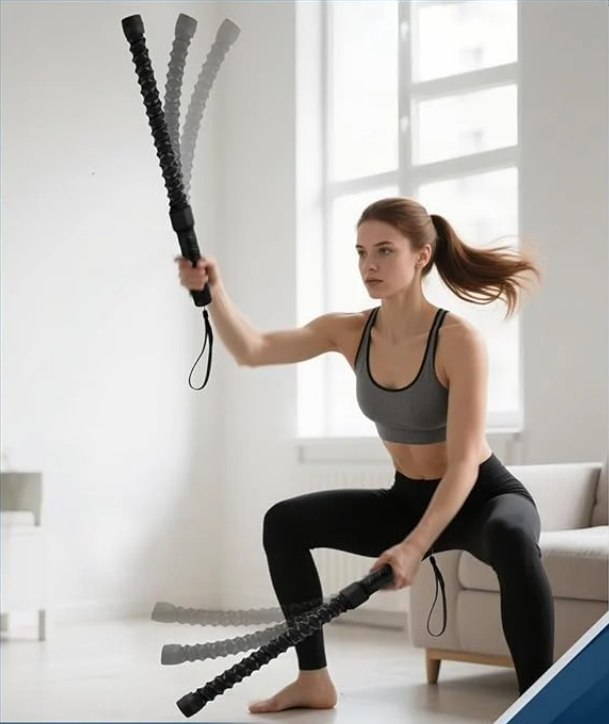 Ropeless Battle Rope – Draadloze Fitness Rope met Gewicht voor Cardio en Krachttraining