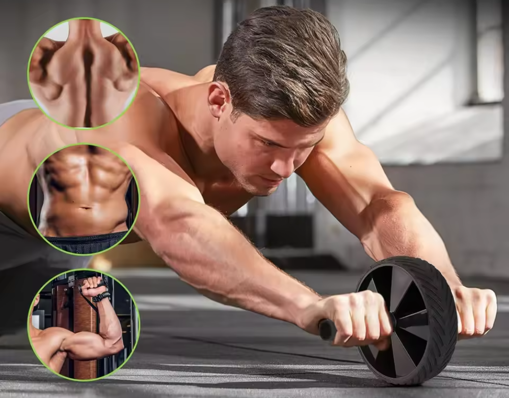 Ab Roller Wiel – Core Trainer voor Buikspieren en Full Body Workout