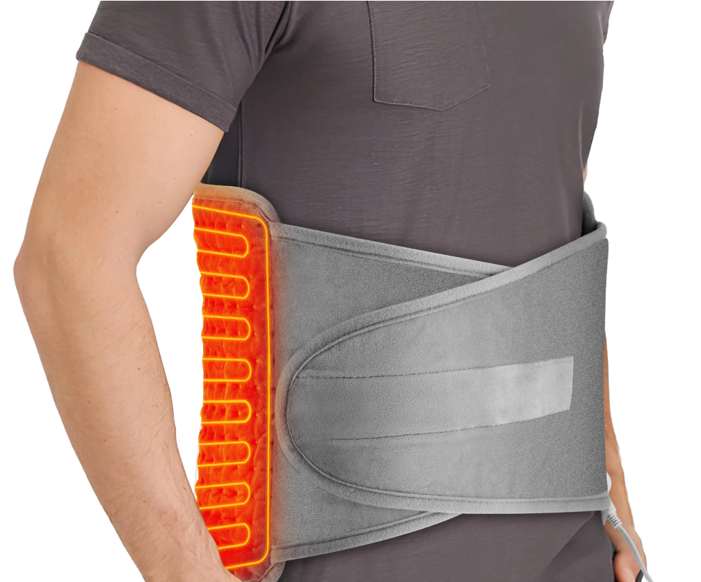 Elektrische Verwarmde Rug- en Tailleband – Warmteband met Temperatuurregeling en Timer