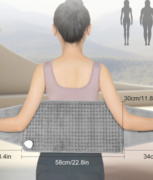 Elektrische Verwarmde Rug- en Tailleband – Warmteband met Temperatuurregeling en Timer