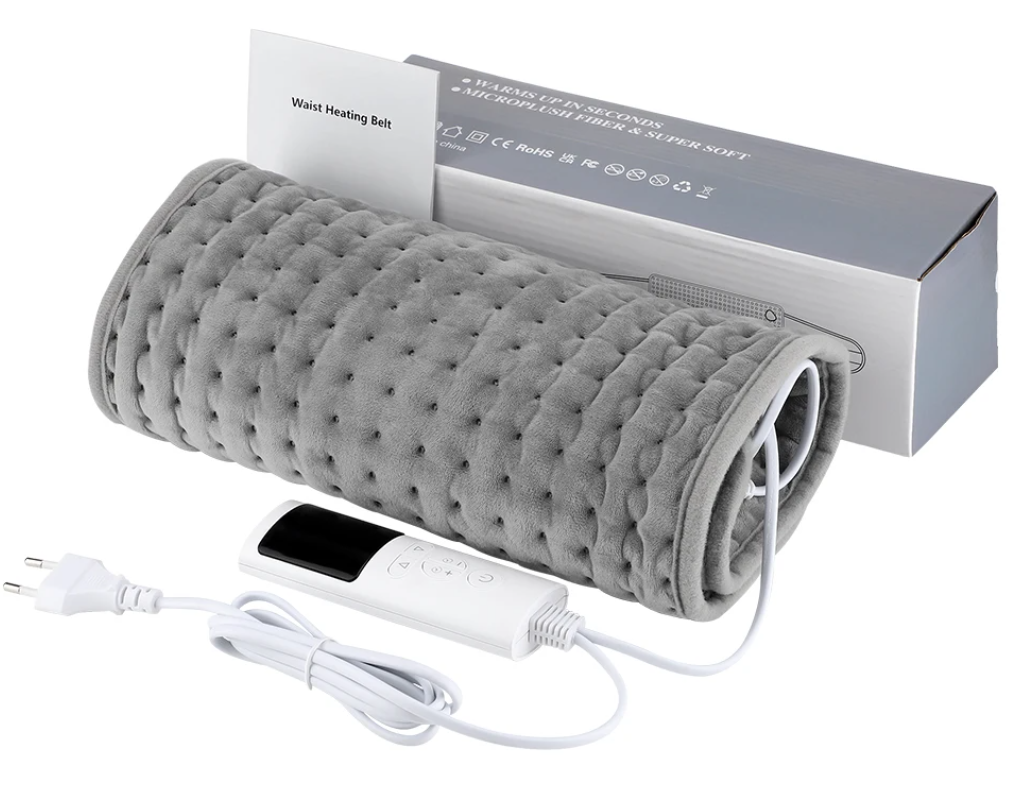 Elektrische Verwarmde Rug- en Tailleband – Warmteband met Temperatuurregeling en Timer