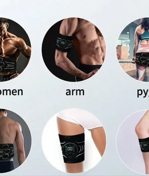 EMS Buikspier Trainer – Elektrische Spierstimulatie Band voor Fitness en Massage