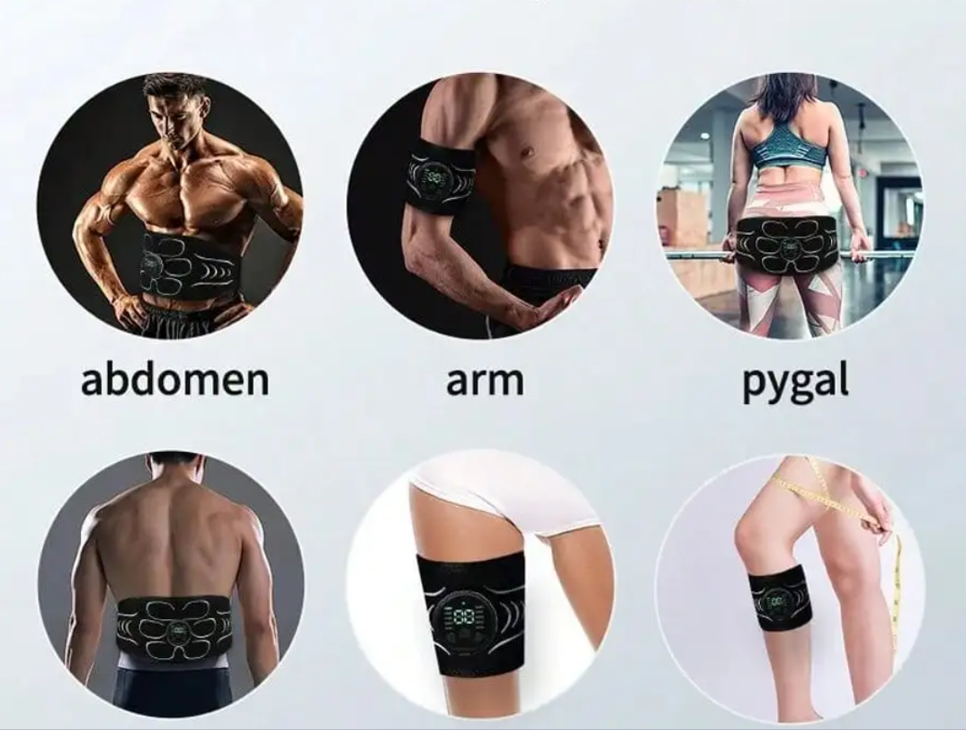EMS Buikspier Trainer – Elektrische Spierstimulatie Band voor Fitness en Massage