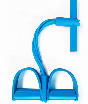 Fitness Weerstandsband met Pedalen – 4-Tube Tension Trainer voor Buik, Armen en Benen