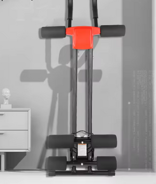 Buikspiertrainer Opvouwbaar en Verstelbaar – Core Trainer met Kniebescherming voor Thuis Fitness