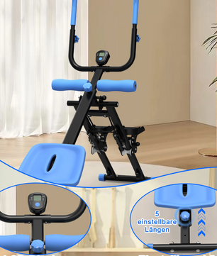 2-in-1 Trapstepper en Buiktrainer – Opvouwbaar Fitnessapparaat voor Volledige Lichaamstraining