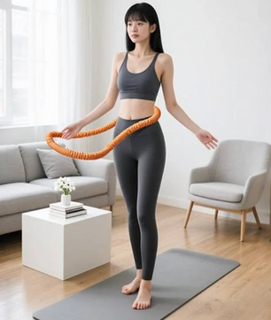 Fitness Ring Oefencirkel – Draagbare Core Trainer voor Buik, Taille en Aërobe Training
