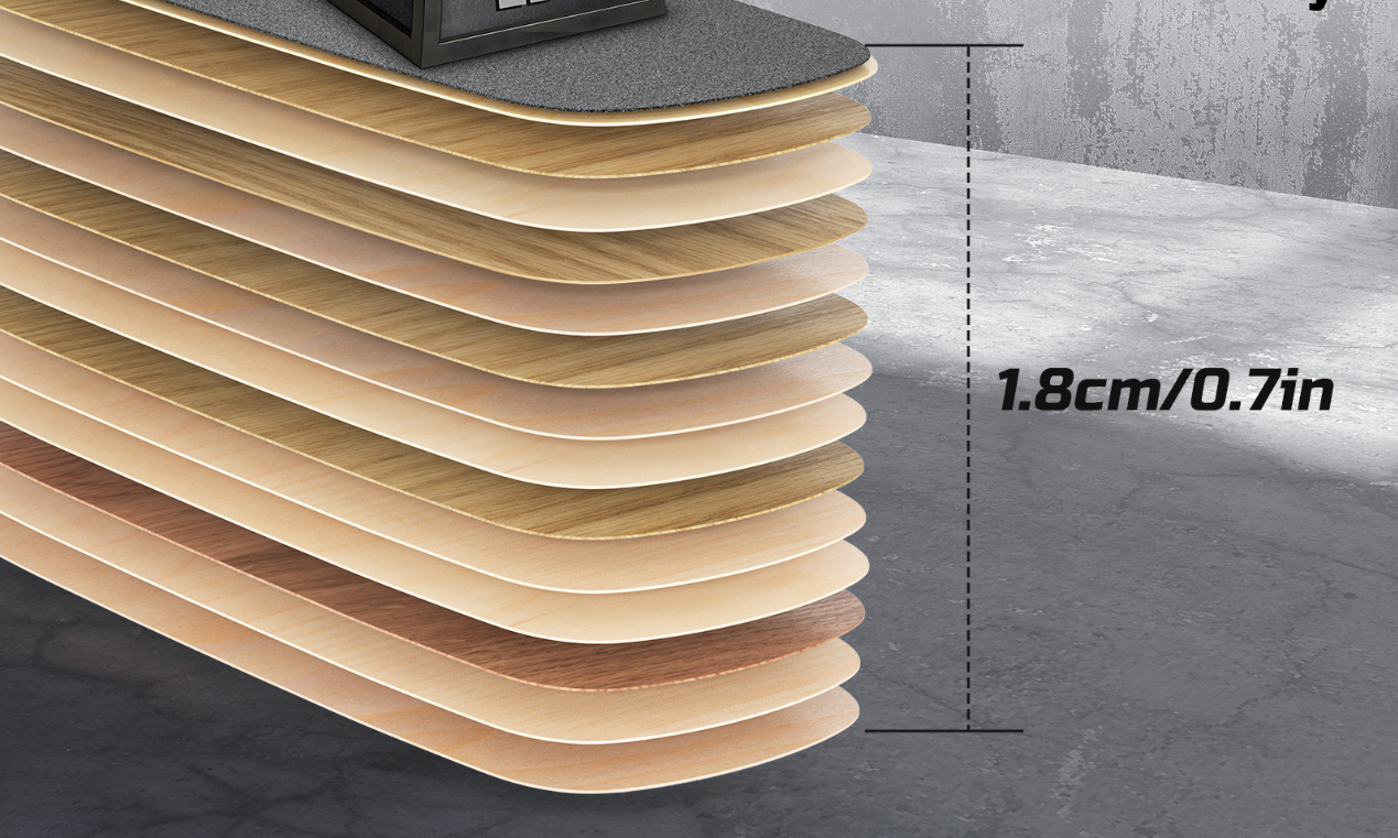 Balance Board met Roller – Houten Balans Trainer voor Core en Stabiliteit
