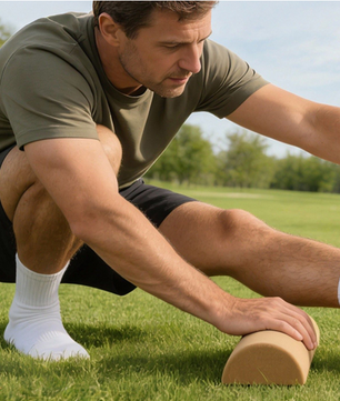 Kurk Balance Board – Voettrainer met Massagebal en Weerstandsbanden