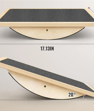 Houten Balansbord – Antislip Evenwichtsbord voor Core Training en Stabiliteit