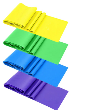 Weerstandsbanden Set – 4 Niveaus Elastische Fitness Band voor Training en Revalidatie