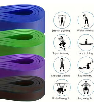 Weerstandsbanden Set – Pull-Up Assist Bands voor Krachttraining en Thuisfitness