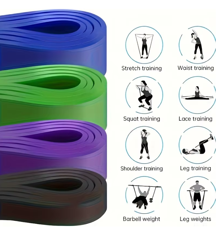 Weerstandsbanden Set – Pull-Up Assist Bands voor Krachttraining en Thuisfitness