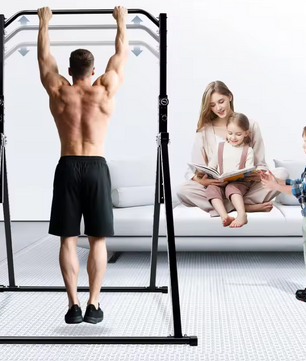 Driehoekig Optrekstation – Verstelbare Pull-Up Bar van Koolstofstaal voor Thuisfitness