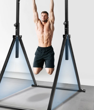 Driehoekig Optrekstation – Verstelbare Pull-Up Bar van Koolstofstaal voor Thuisfitness