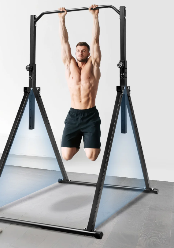 Driehoekig Optrekstation – Verstelbare Pull-Up Bar van Koolstofstaal voor Thuisfitness