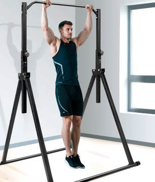 Driehoekig Optrekstation – Verstelbare Pull-Up Bar van Koolstofstaal voor Thuisfitness
