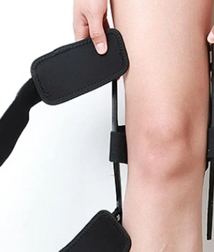Knie Hyperextensie Brace – Verstelbare Knieorthese met Ondersteuning en Fixatie