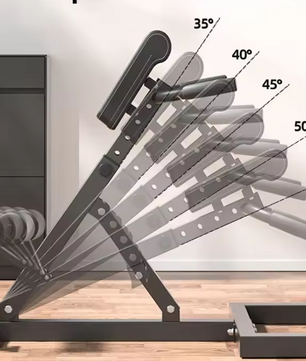 Romeinse Stoel voor Thuisfitness – Hyperextensie Trainingsbank voor Rug, Core en Taille