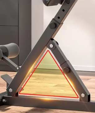 Romeinse Stoel voor Thuisfitness – Hyperextensie Trainingsbank voor Rug, Core en Taille
