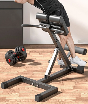 Romeinse Stoel voor Thuisfitness – Hyperextensie Trainingsbank voor Rug, Core en Taille