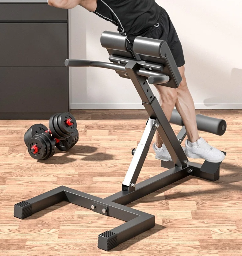 Romeinse Stoel voor Thuisfitness – Hyperextensie Trainingsbank voor Rug, Core en Taille