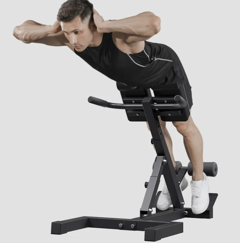 Romeinse Stoel voor Thuisfitness – Hyperextensie Trainingsbank voor Rug, Core en Taille